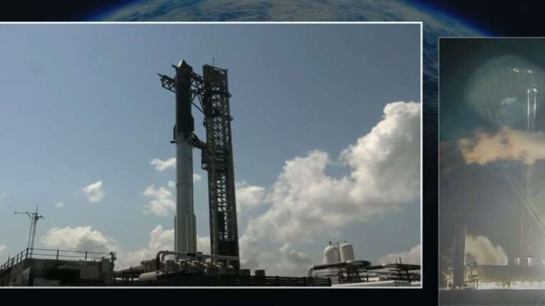SpaceX: Εντυπωσιακή εκτόξευση του γιγαντιαίου πυραύλου Starship στην πέμπτη δοκιμαστική πτήση του