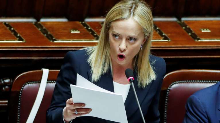 Συνάντηση Μελόνι με Φον ντερ Λάιεν και Σαρλ Μισέλ στις Βρυξέλλες στις 3 Νοεμβρίου