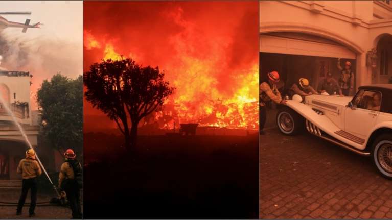 Καλιφόρνια: Στις φλόγες προάστια του Λος Άντζελες - Κόκκινος συναγερμός για 25 εκατ. κατοίκους της πολιτείας