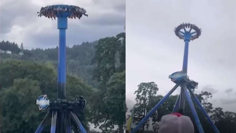 ΗΠΑ: Θρίλερ σε λούνα παρκ στο Όρεγκον- Δεκάδες άνθρωποι κρέμονταν ανάποδα σε μεγάλο ύψος για μισή ώρα [Βίντεο]