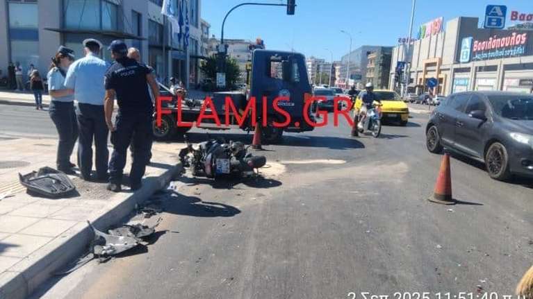 Τροχαίο με εγκατάλειψη στην Πάτρα: Τραυματίστηκε σοβαρά δικυκλιστής, συνελήφθη ο οδηγός του ΙΧ