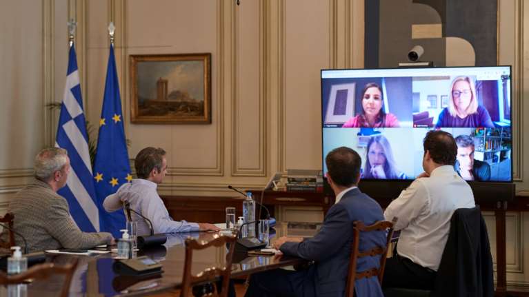 Τηλεδιάσκεψη, υπό τον πρωθυπουργό, για το ψηφιακό Μητρώο Πολιτών