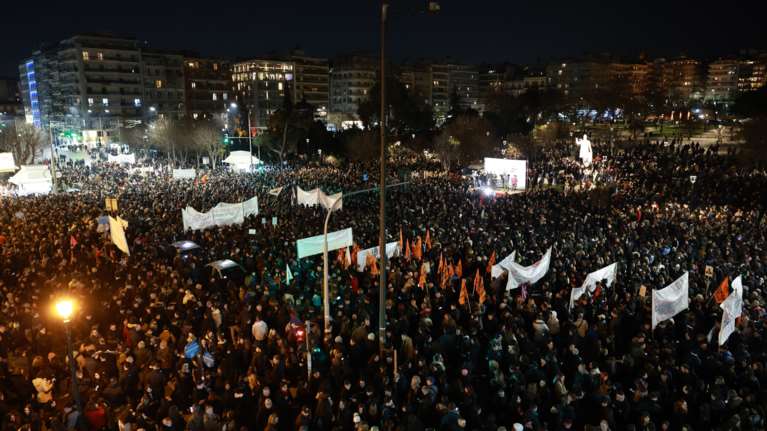 Κυκλοφοριακές ρυθμίσεις στο κέντρο της Αθήνας λόγω της συγκέντρωσης διαμαρτυρίας για τα Τέμπη