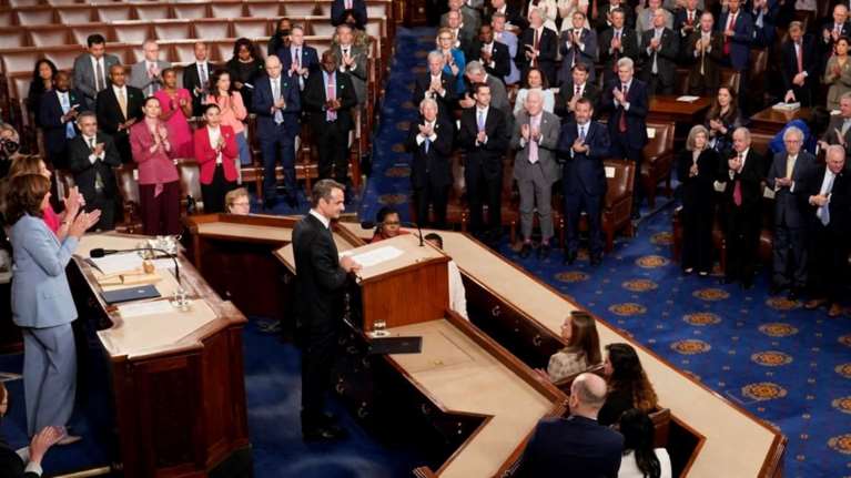 Κώστας Μπακογιάννης: &quot;Το Κογκρέσο χειροκροτά όρθιο τον Έλληνα πρωθυπουργό, μόνο περηφάνια&quot;