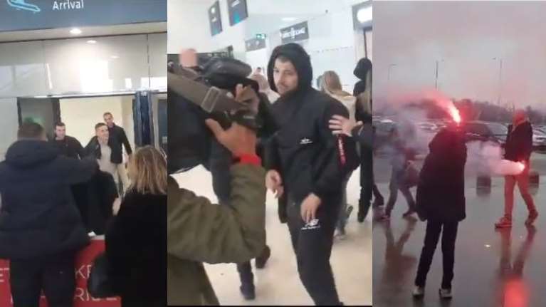 Υποδοχή… ηρώων στην Κροατία για τους χούλιγκαν της Ντιναμό- Τους έκρυψαν τα πρόσωπα με μπουφάν, τραμπούκισαν τις κάμερες