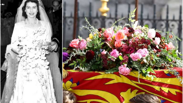 Απίστευτη λεπτομέρεια: Με μυρτιά που φύτρωσε από τη γαμήλια ανθοδέσμη της, το στεφάνι της κηδείας της Ελισάβετ [Εικόνες]