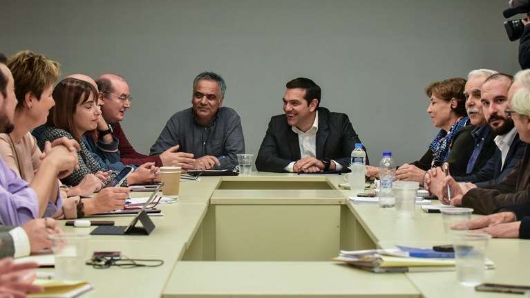 Ο Τσίπρας &quot;πέρασε&quot; τη σκληρή γραμμή για κλειστά σύνορα και στην Πολιτική Γραμματεία