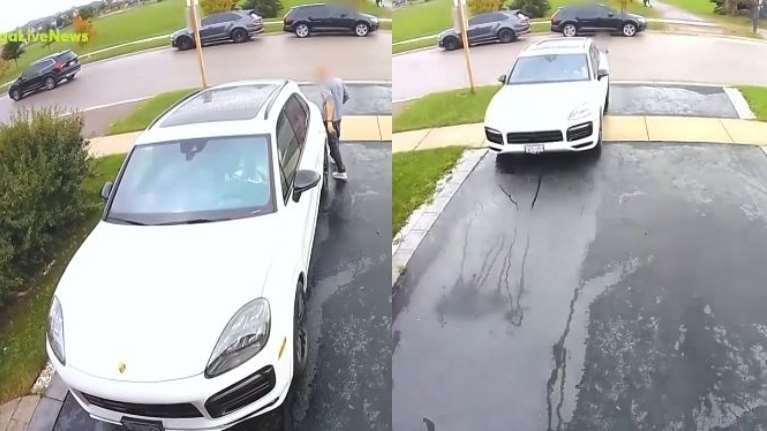 Σοκ στον Καναδά: Προσποιήθηκε την αγοράστρια για να κλέψει Porshe και &quot;πέρασε από πάνω&quot; από τον ιδιοκτήτη [βίντεο]