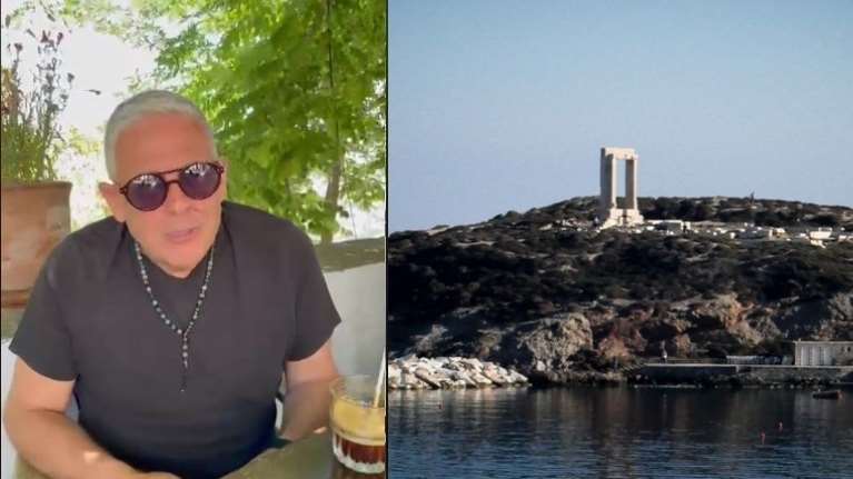 Νάξος: Αίσθηση προκάλεσε ο Τάσος Δούσης με &quot;το πιο ακριβό πάρκινγκ παγκοσμίως&quot; - Τι του απαντούν από το νησί