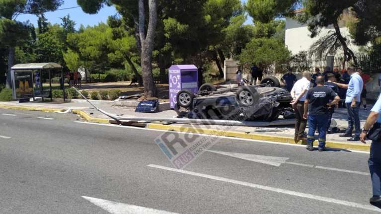 Τραγωδία στη Ραφήνα: Ενας νεκρός και ένας σοβαρά τραυματίας στο τρομακτικό τροχαίο στη  Λ. Μαραθώνος