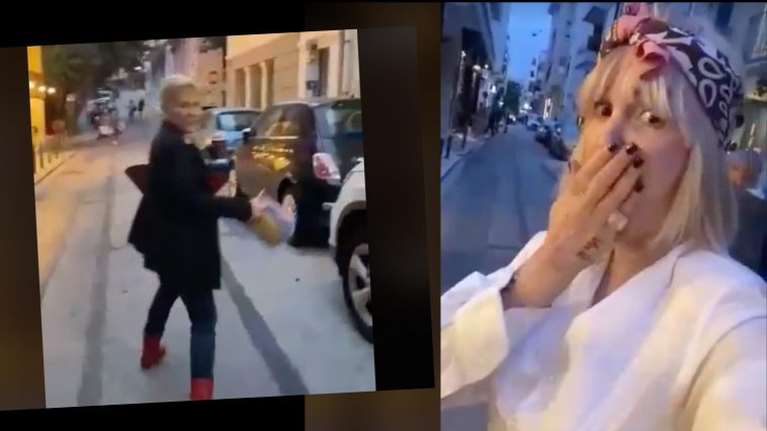 Απίστευτο βίντεο στο Κολωνάκι με Νατάσα Καλογρίδη – Χρύσα Ρώπα: "Σε σιχαίνομαι μωρή πουτ@ν@"