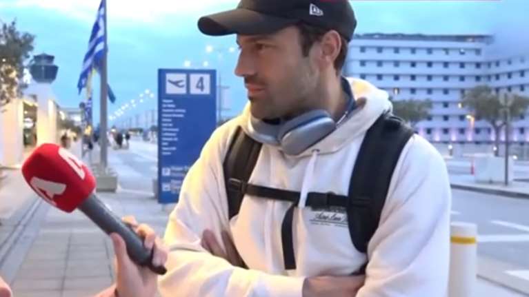 Η αντίδραση του Κωνσταντίνου Αργυρού όταν ρωτήθηκε για τη σύντροφό του, Αλεξάνδρα Νίκα