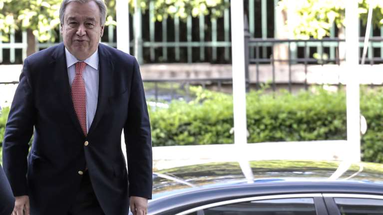 ΟΗΕ: Ο Γκουτέρες θέλει να παραμείνει στη θέση του Γενικού Γραμματέα για 2η θητεία