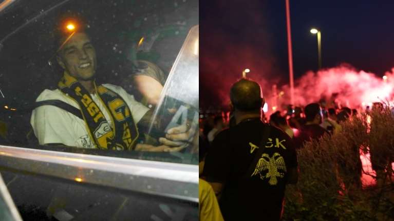 Τρέλα στην ΑΕΚ για Λαμέλα: Πανζουρλισμός στο αεροδρόμιο στην άφιξη του Αργεντίνου [εικόνες, βίντεο]