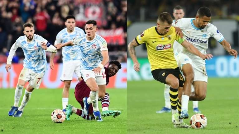 Europa League: Ήττες για Ολυμπιακό (1-0) και ΑΕΚ (0-2) με Γούεστ Χαμ και Μαρσέιγ