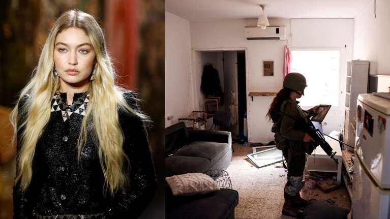 Το Ισραήλ απαντά με σκληρή εικόνα στην κριτική της Τζίτζι Χαντίντ για την Παλαιστίνη - &quot;Γυρνάς την πλάτη στα νεκρά μωρά;&quot;