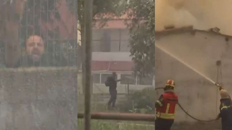 Φωτιά στην Πάρνηθα: Φώναζε &quot;βοήθεια&quot; σε ζωντανή μετάδοση - &quot;Ακούτε; Σας ζητάει να τον βοηθήσετε, καίγεται το σπίτι του&quot;