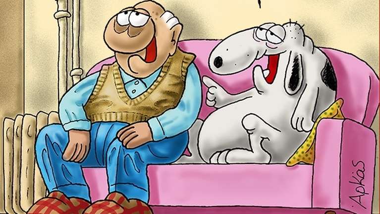 Ο Αρκάς ξαναχτυπά: Το χιουμοριστικό σκίτσο για τη συνάντηση με... τον Αγιο Βασίλη [εικόνα]