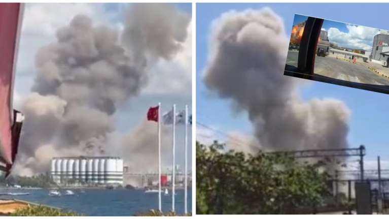 Τουρκία: Ισχυρή έκρηξη σε λιμάνι στην επαρχία Κοτζαέλι - Δέκα τραυματίες, καμία ζημιά σε πλοίο με σιτηρά [Βίντεο]