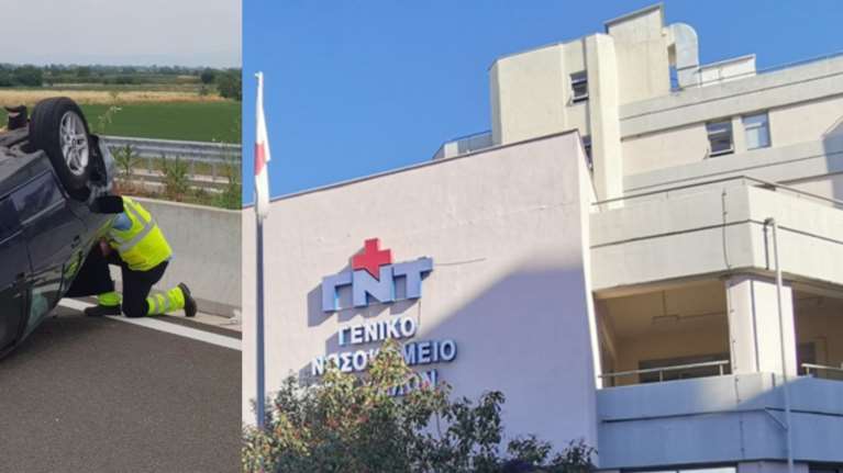 Τρίκαλα: Σφοδρό τροχαίο με τέσσερις τραυματίες Αγιορείτες μοναχούς - Ο ένας σε κρίσιμη κατάσταση