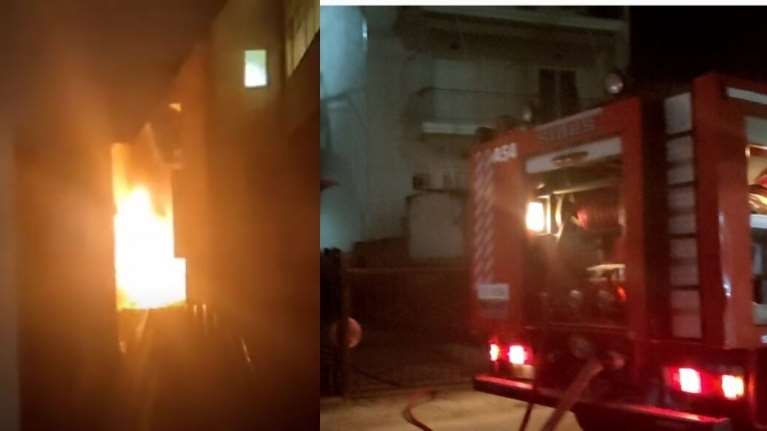 Σέρρες: Έκρηξη λέβητα σε διαμέρισμα - Ξέσπασε πυρκαγιά [Βίντεο]