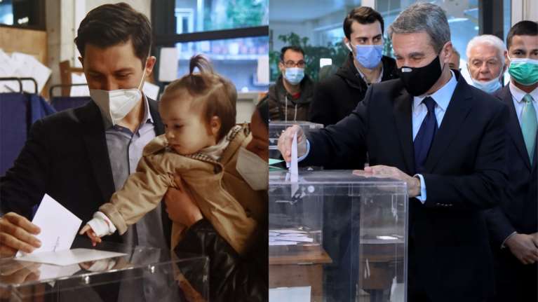 Εκλογές στο ΚΙΝΑΛ: Ψήφισαν Ανδρέας Λοβέρδος και Παύλος Χρηστίδης - Οι πρώτες δηλώσεις [Εικόνες]