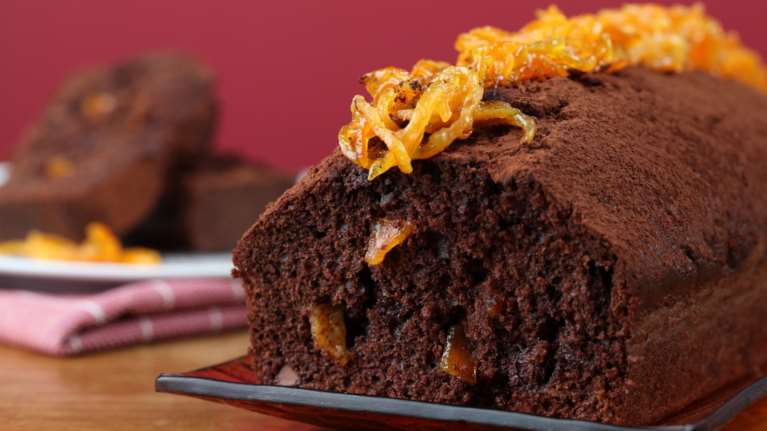 Συνταγή για αφράτο κέικ σοκολάτα με πορτοκάλι - Ζουμερό, σκέτη κόλαση