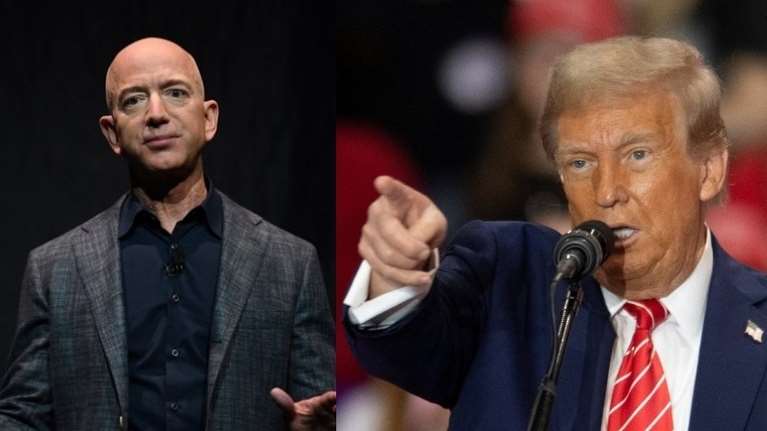 Λύθηκε η… παρεξήγηση μεταξύ Τραμπ και Μπέζος: &quot;Είναι καλό παιδί, διευθέτησε το πρόβλημα πολύ γρήγορα&quot;