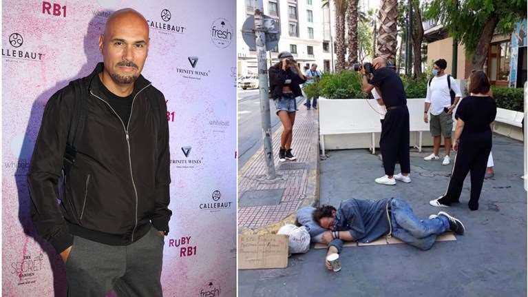 Σκουλός: Η πρώτη αντίδραση μετά τον σάλο για τη φωτογράφιση δίπλα σε άστεγο [Βίντεο]