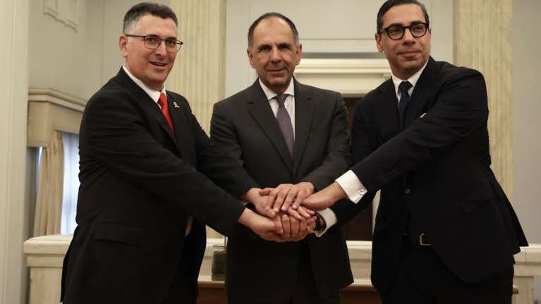 Γεραπετρίτης μετά την τριμερή με Κύπρο-Ισραήλ: &quot;Επανενεργοποίηση του &quot;3+1&quot; και συμμετοχή των ΗΠΑ&quot;