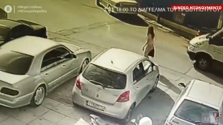 Βίντεο ντοκουμέντο από την επίθεση με βιτριόλι στην 34χρονη που έχασε το μάτι της στην Καλλιθέα