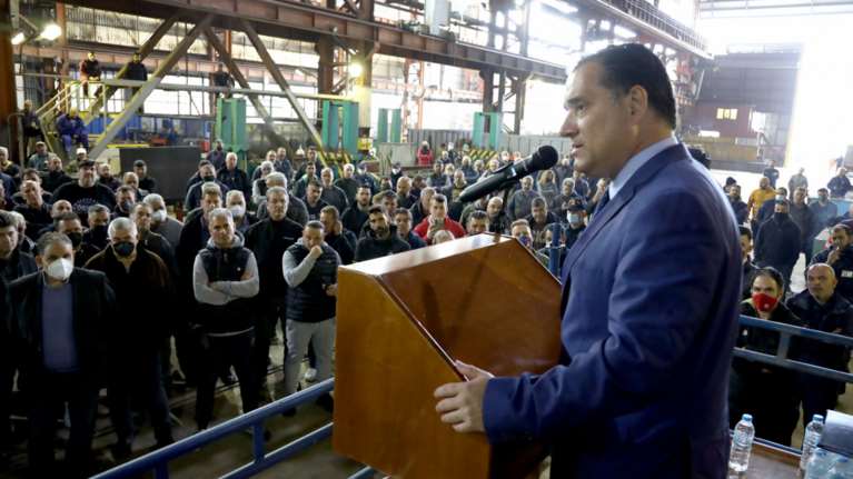 Κατηγορηματικός ο Άδωνις Γεωργιάδης: Το Ναυπηγείο Ελευσίνας δεν κλείνει