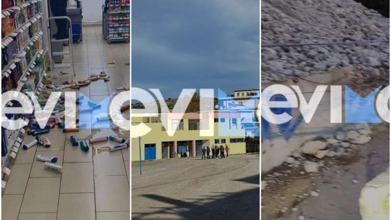 Ισχυρός σεισμός 5,2 Ρίχτερ στην Εύβοια, ιδιαίτερα αισθητός και στην Αθήνα - Κατολισθήσεις και κλείσιμο των σχολείων
