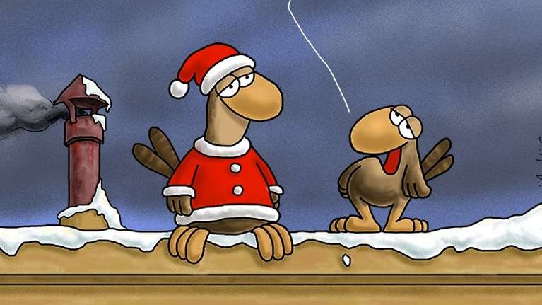 Απολαυστικός Αρκάς: Η κοκκινοσκουφίτσα και τα Χριστούγεννα