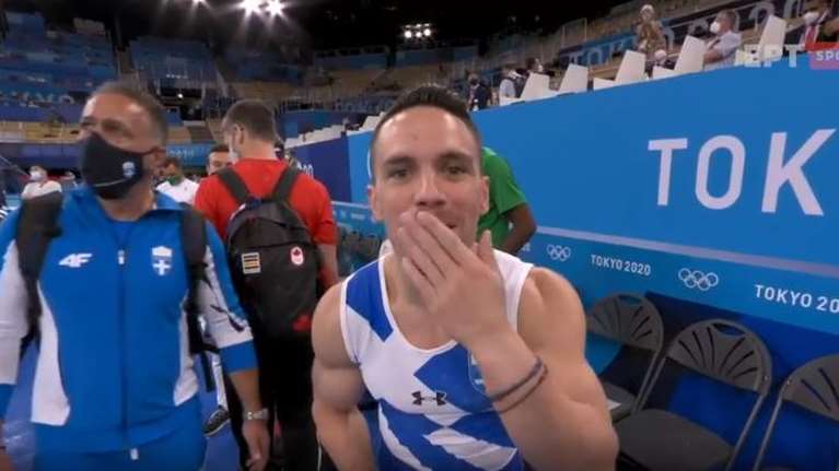 Ολυμπιακοί Αγώνες Τα φιλάκια του Πετρούνια στις τρεις γυναίκες της ζωής του [Βίντεο]