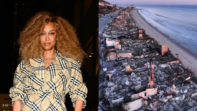 Η έπαυλη της Τάιρα Μπανκς στο Λος Άντζελες παραδόθηκε στις φλόγες- &quot;Δεν μίλησα γιατί άλλοι χρειάζονται τώρα την προσοχή&quot;