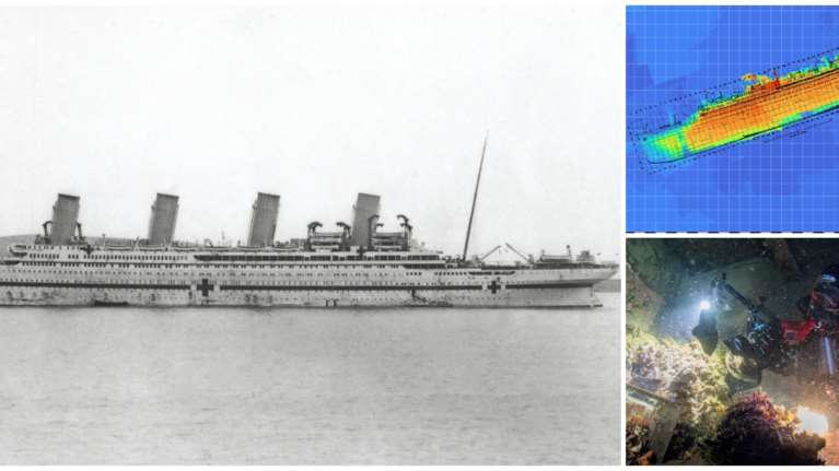 Το ναυάγιο του Βρετανικού: Δείτε τα αντικείμενα μεγάλης ιστορικής αξίας από το &quot;αδελφάκι&quot; του Τιτανικού ανοιχτά της Τζιας