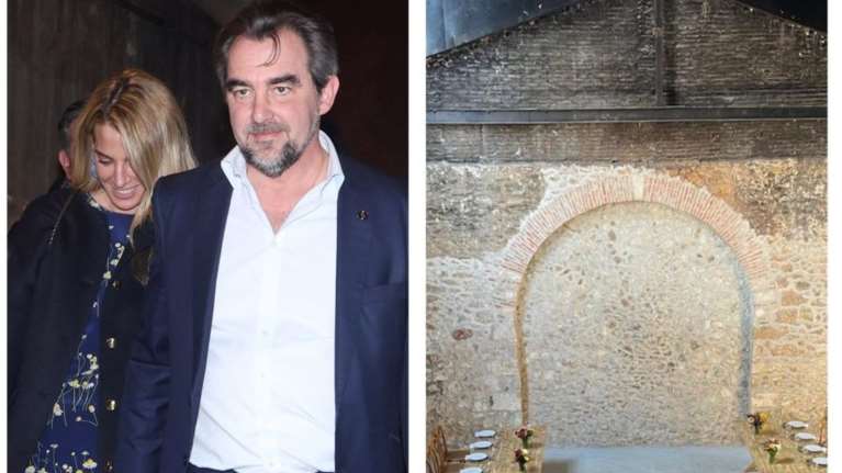 Σε κτίριο του 1900 στον Πειραιά η δεξίωση του γάμου του Νικόλαου και της Χρυσής - Εικόνες από το εσωτερικό