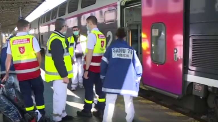 Κορονοϊός: Τρένο υψηλής ταχύτητας στη Γαλλία έγινε νοσοκομείο [Βίντεο]