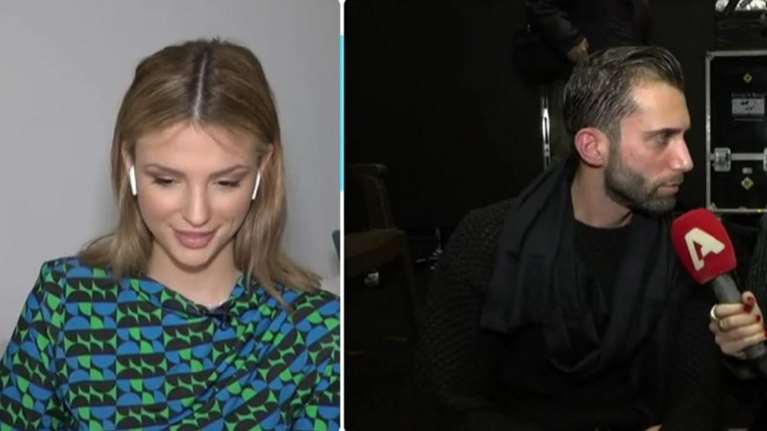 Η αμήχανη απάντηση της Κατερίνας Λιόλιου για την παρουσία του Δημήτρη Κεχαγιά στο J2US - &quot;Σας παρακαλώ δεν θέλω τίποτα&quot;