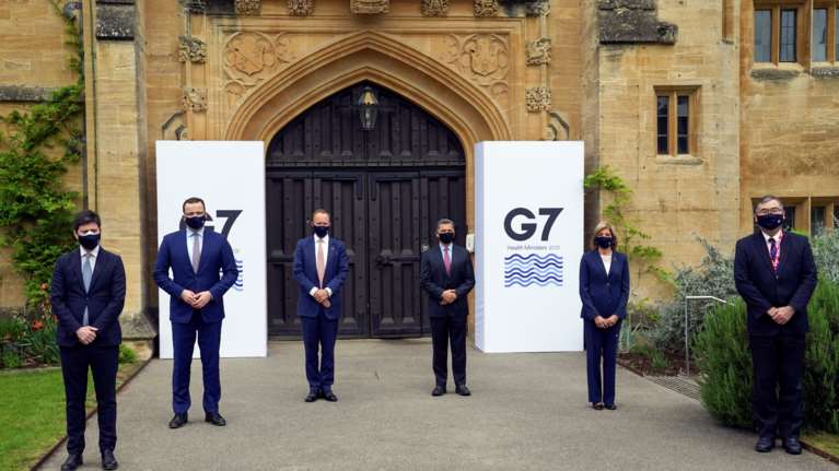 Υπουργοί Υγείας G7: Συμφώνησαν να μοιράζονται &quot;καλύτερα&quot; τα αποτελέσματα των κλινικών δοκιμών για εμβόλια και θεραπείες