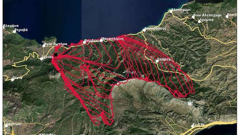 Η ακραία δασική πυρκαγιά του Σχίνου Κορινθίας το σημαντικότερο συμβάν της πρόσφατης δεκαετίας