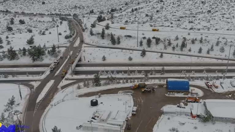 Κακοκαιρία: Το σαρωτικό πέρασμα της &quot;Μήδειας&quot; στο Μαρτίνο από ψηλά [Βίντεο]