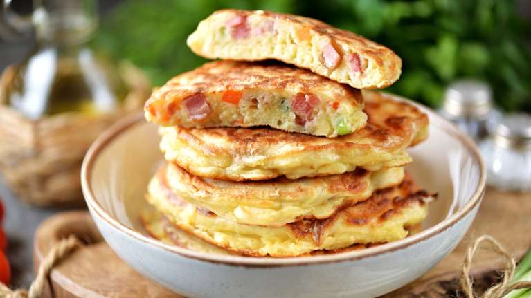 Φανταστικά αλμυρά pancakes φούρνου ή αλλιώς το πιο εύκολο γεύμα to go - σούπερ λαχταριστό και υγιεινό