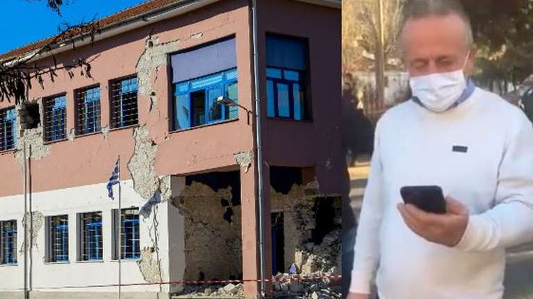 Σεισμός Ελασσόνα - Μητσοτάκης στον διευθυντή Δημοτικού σχολείου που έβγαλε με ασφάλεια 63 παιδιά: Mας κάνατε υπερήφανους