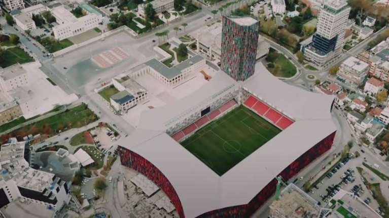 Τίρανα: Αυτό είναι το γήπεδο - έργο τέχνης που θα φιλοξενήσει τον πρώτο τελικό του Europa Conference League [Βίντεο]