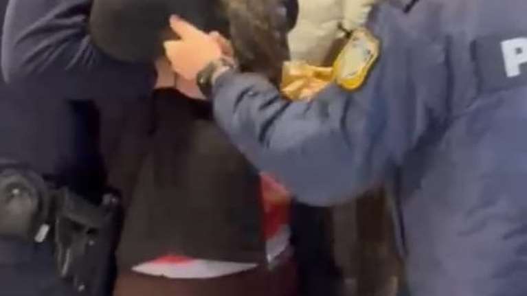 Επεισόδιο με την Ελένη Λουκά στην ομιλία Τσίπρα στο Παλλάς: Φώναζε "προδότη", τη "μάζεψε" η Αστυνομία