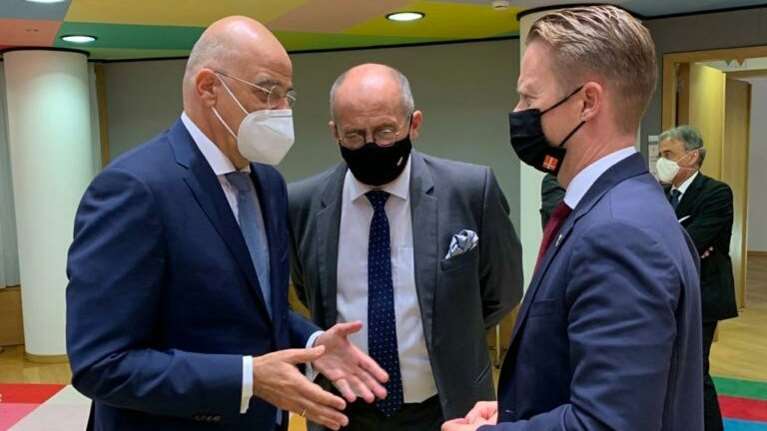 Δένδιας στο Συμβούλιο ΥπΕξ της ΕΕ: Η Τουρκία να δώσει πολλά απτά δείγματα σεβασμού του διεθνούς δικαίου