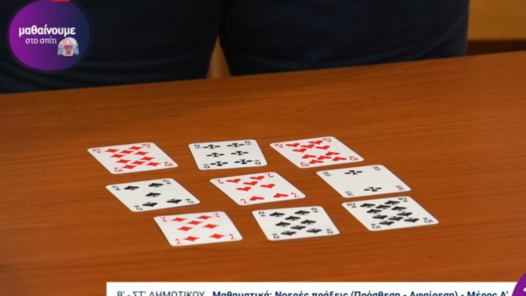 Τηλεκπαίδευση - Επικά σχόλια στο twitter για τα Μαθηματικά με... τράπουλα: &quot;Επόμενο μάθημα εδώ παπάς εκεί παπάς&quot;