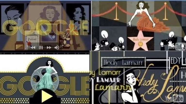 Aφιερωμένο στην Χέντι Λαμάρ το doodle της Google